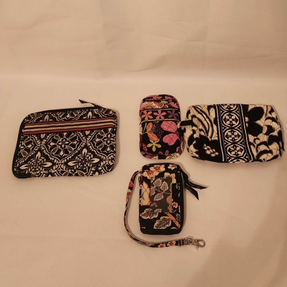 Vera Bradley 4 Piece Set-iPad, Wallet, Eyeglass Case, & Cosmetic Bag